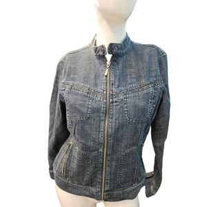 Liz Claiborne Jean Jacket Medium Demin Fall